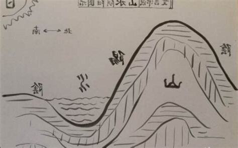 山南水北謂之陽 山北水南謂之陰